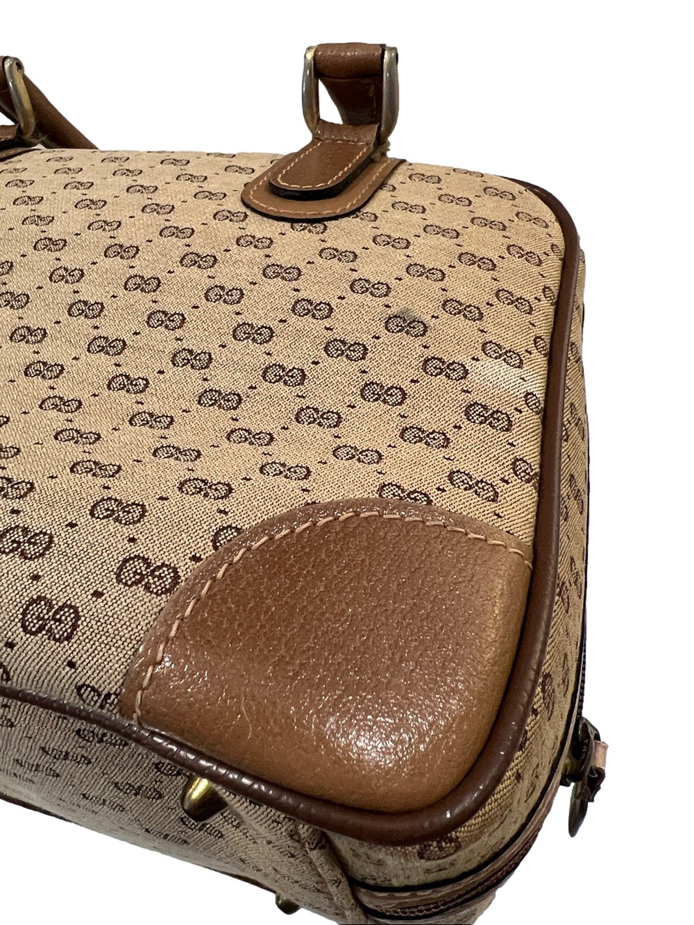 Gucci Micro GG Monogram Top Handle Bag Vintage - Picture 15 of 17